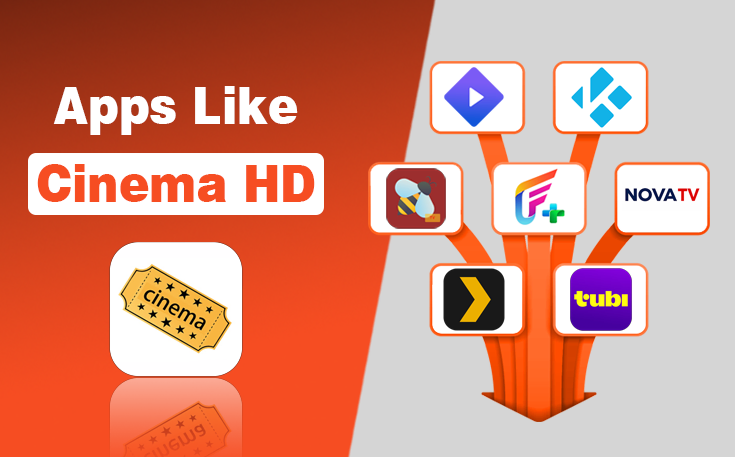 Best Apps Like Cinema HD streaming alternatives guide banner.
