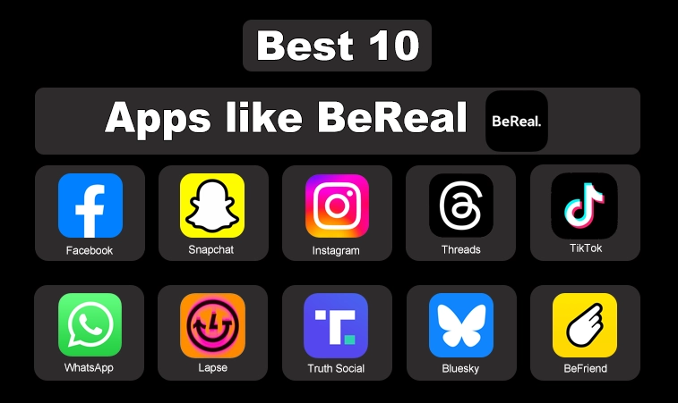 Best 10 Apps Like BeReal