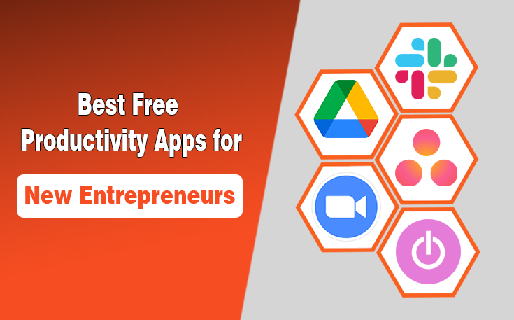 Best free productivity apps for new entrepreneurs guide banner for WebTechSolution.