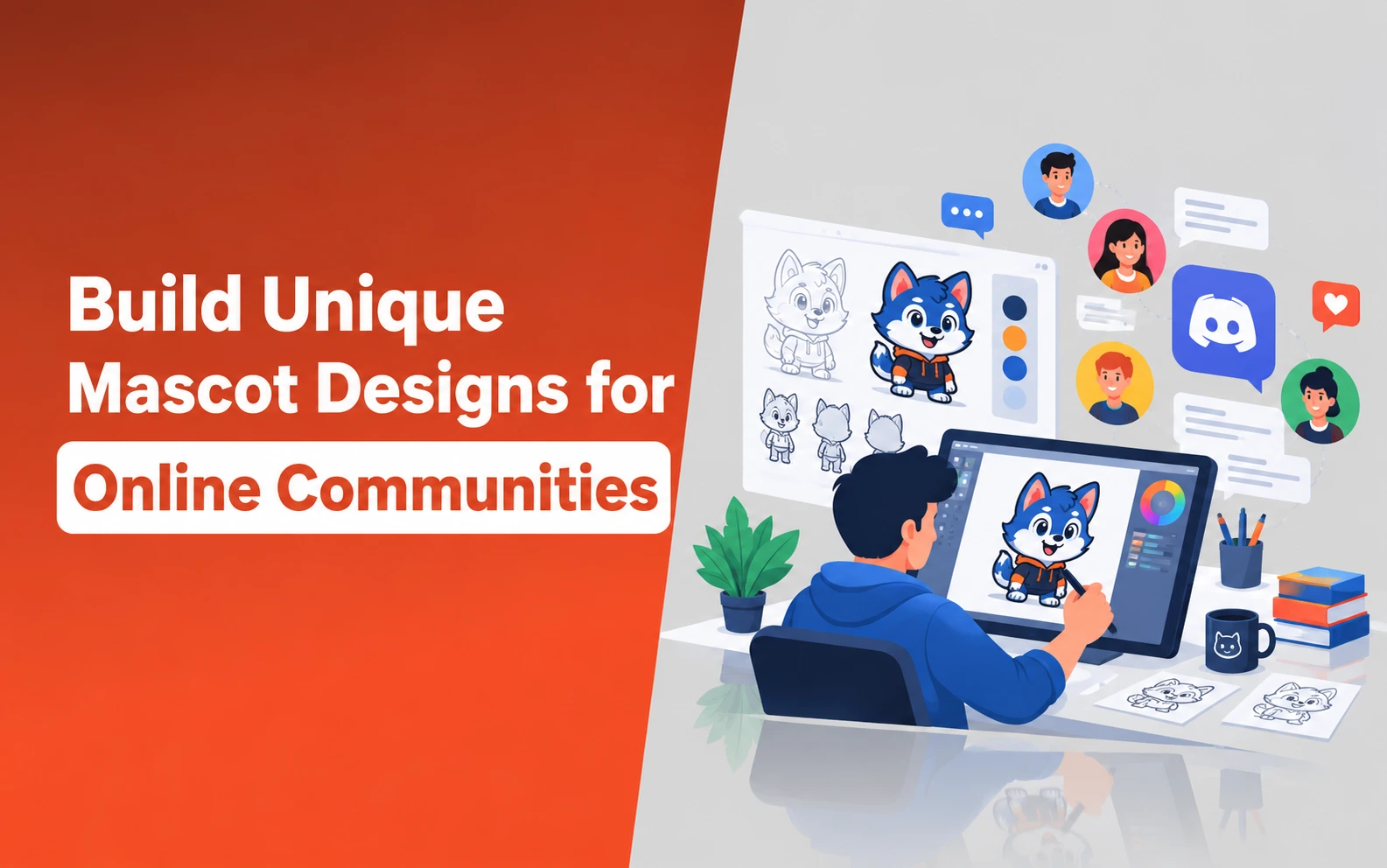 Build Unique Mascot Designs for Online Communities