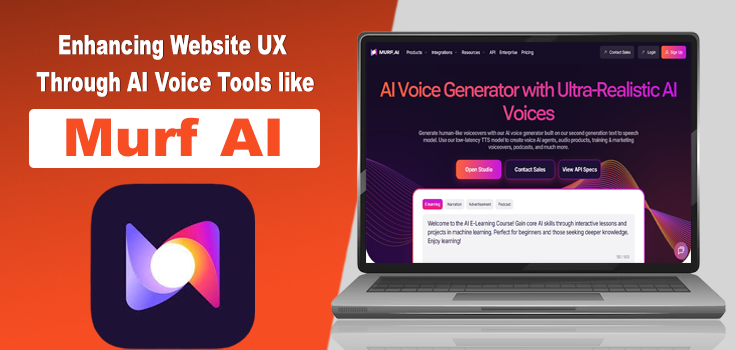 Enhancing Website UX Through AI Voice Tools like Murf AI