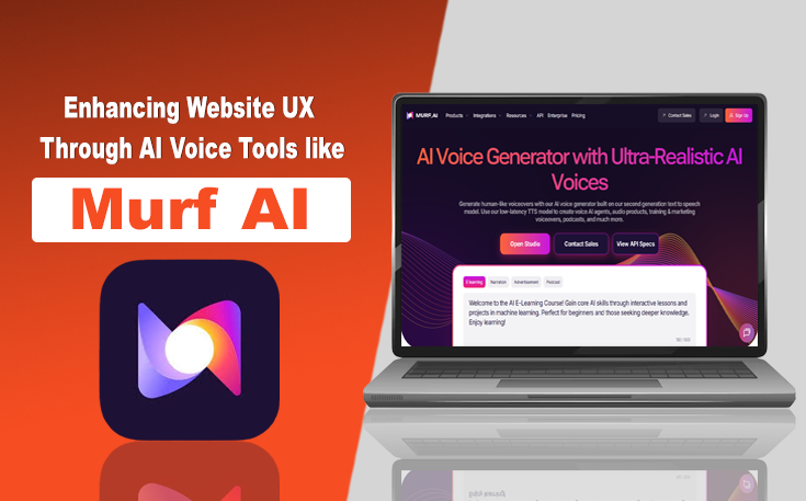 Enhancing Website UX Through AI Voice Tools like Murf AI
