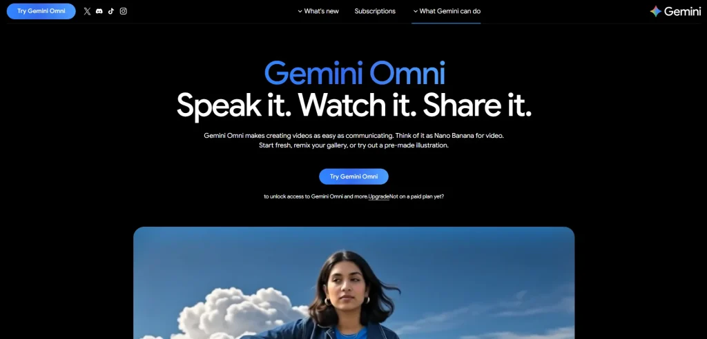 Gemini Omni Flash