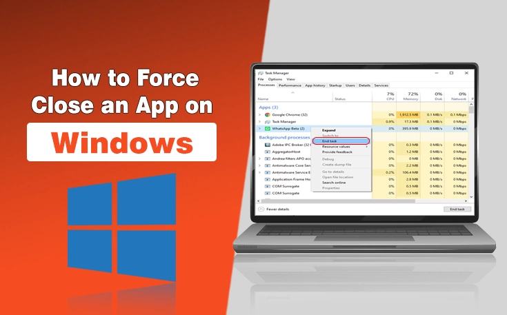How to Force Close an App on Windows