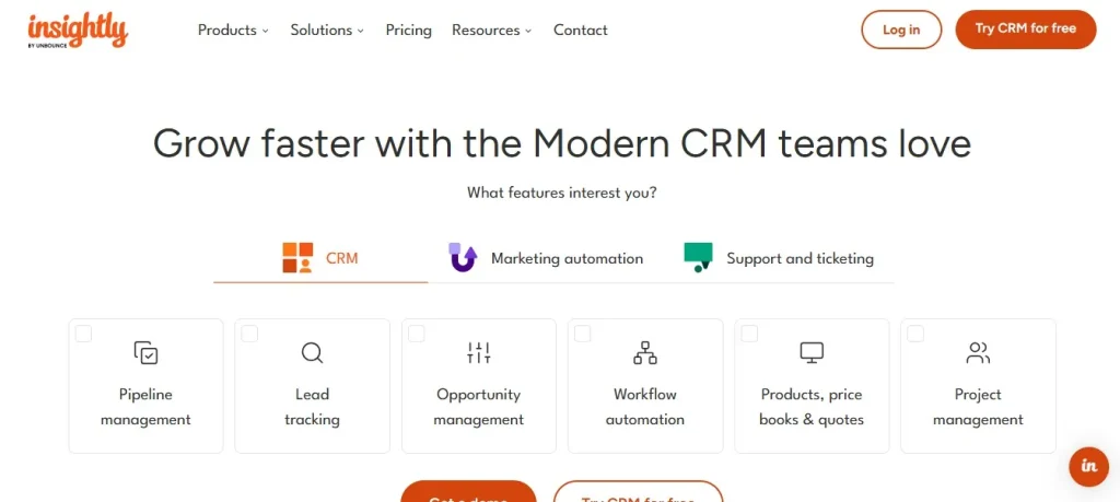 Insightly - Simple, Scalable CRM for Client-Focused Agencies