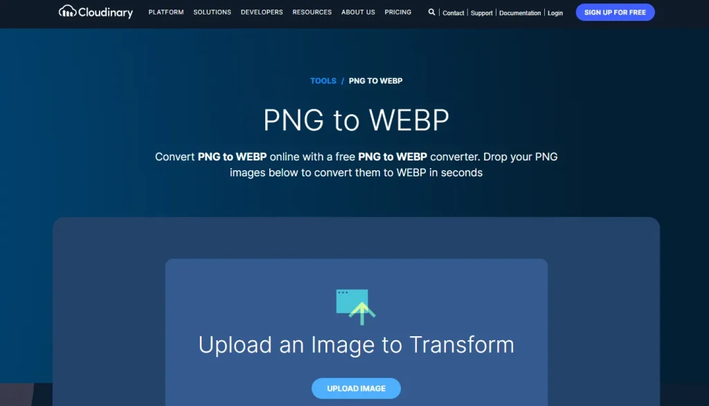 PNG to WebP converter