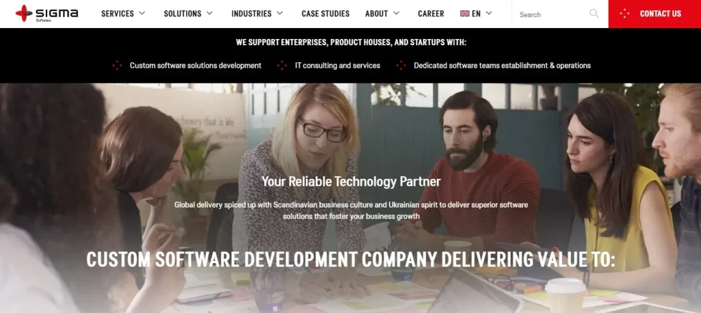 Sigma Software Group – U.S. Branch