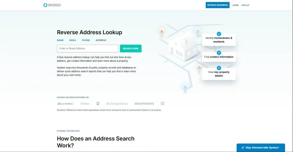 Spokeo Reverse Address Lookup