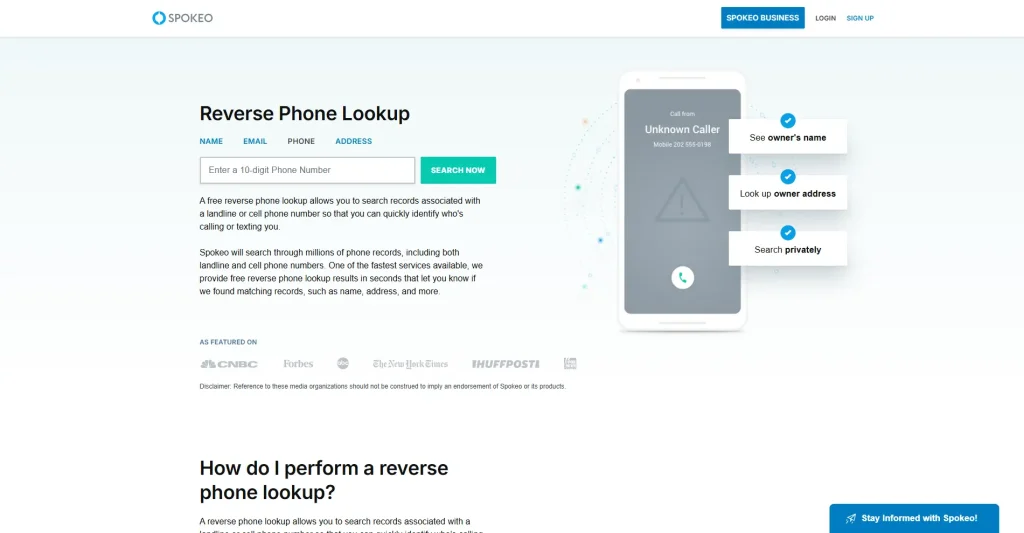 Spokeo Reverse Phone Lookup