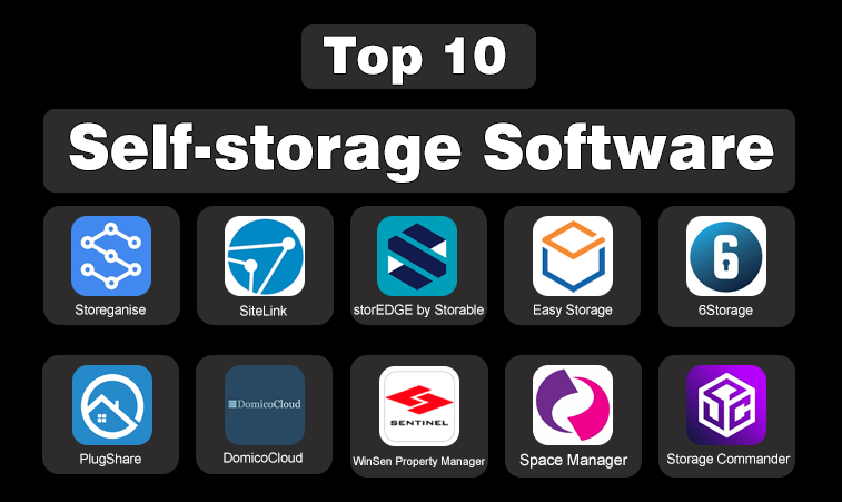 Logos of the 10 Best Self-storage Software