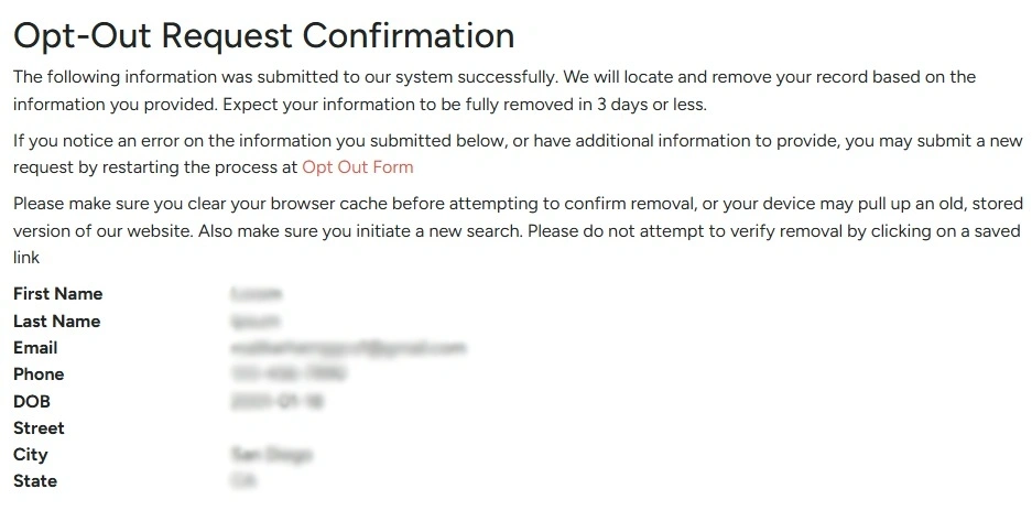 Submit your request