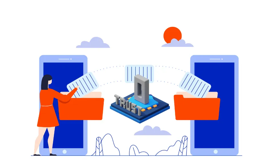  Zero-Trust File sharing between devices