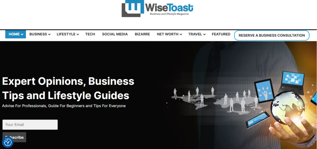 Wisetoast - A Business lifestyle Blog