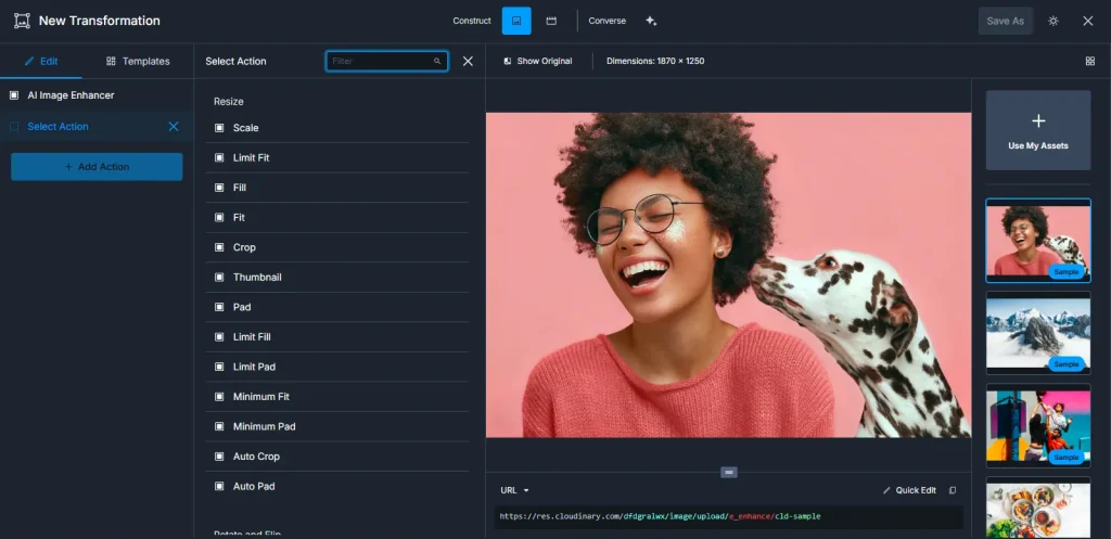 all the features will be available for you to select