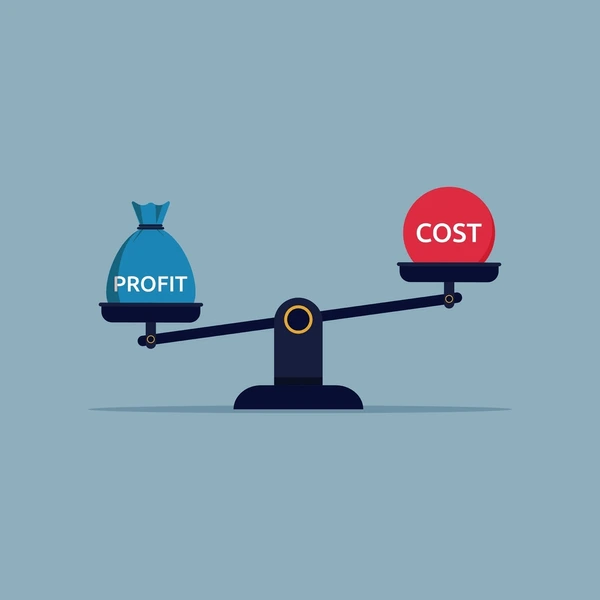 Cost Benefit Analysis Stock Vectors