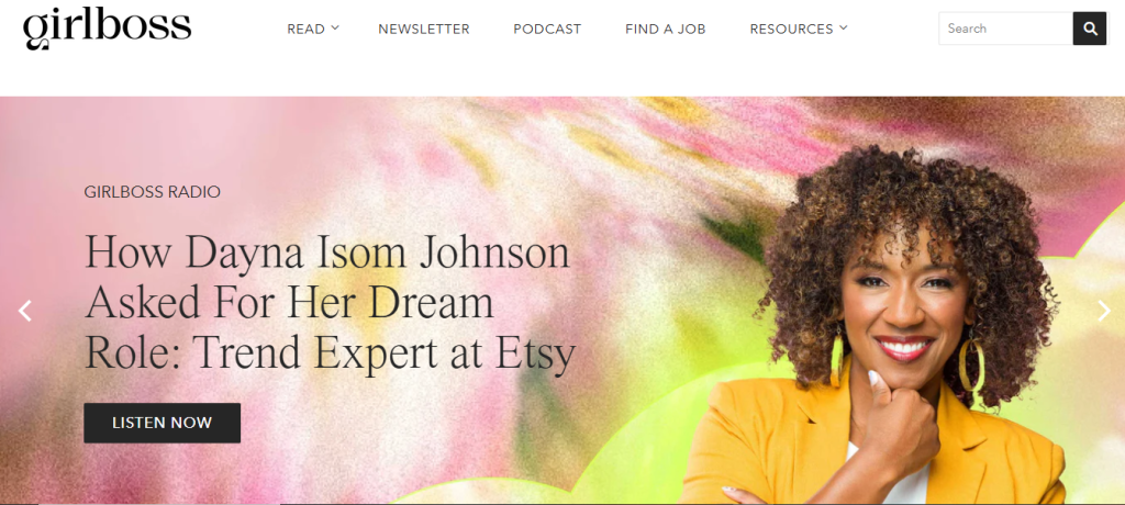Girlboss - Blog Examples for Beginners 