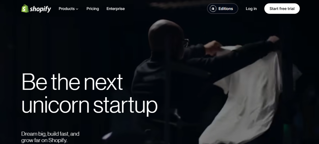 Shopify – Best for E-commerce Best Squarespace Alternatives