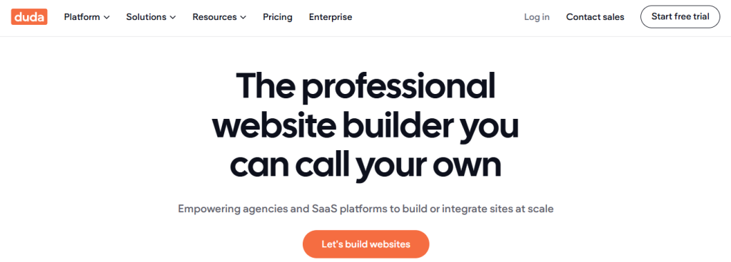 Duda – Best for Agencies