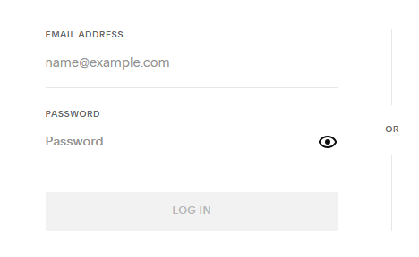 Enter Your Login Credentials