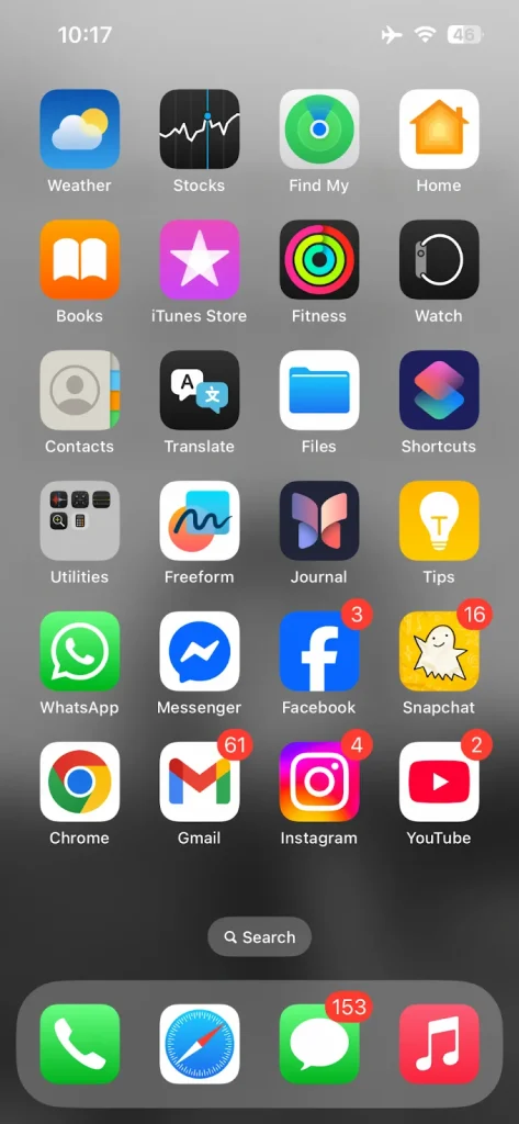 Restart the app on iPhone