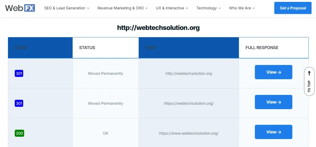 WebTech Solutions SSL Redirection