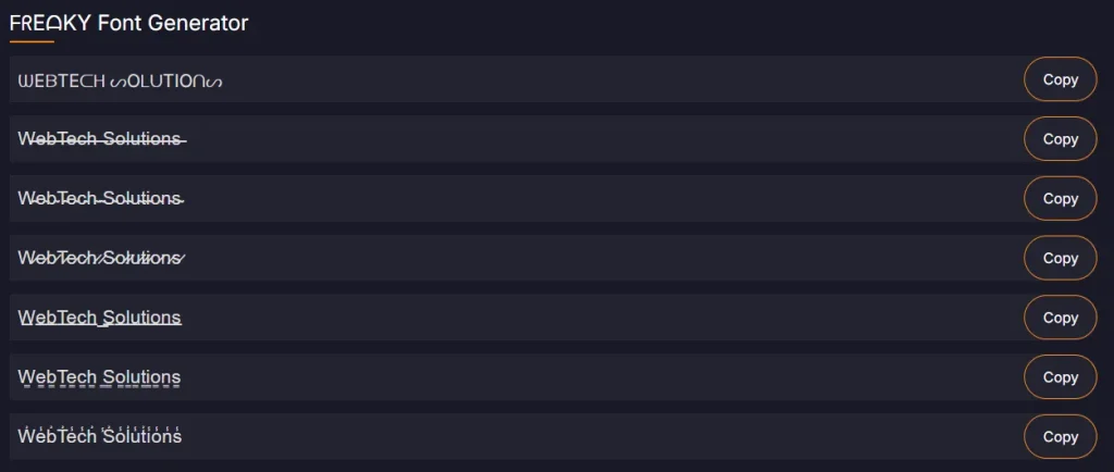 ᖴᖇEᗩKY Font Generator